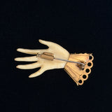 Hand-shaped Brooch attributed to Elsa Schiaparelli, France, ca. 1937