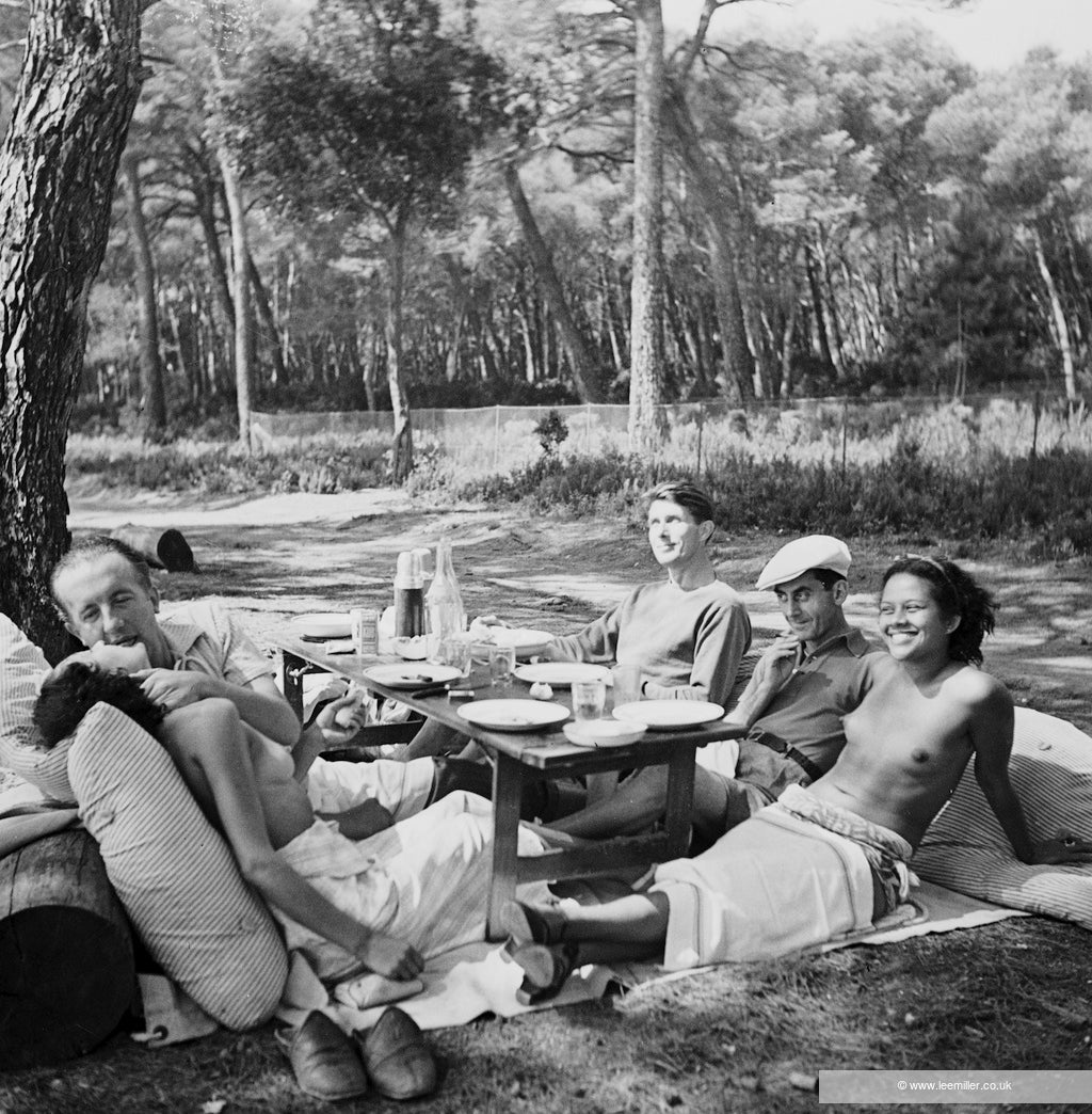 Image: Picnic, Cannes, France, 1937 by Lee Miller [Media 3697] © Lee Miller Archives, England 2026. All rights reserved. leemiller.co.uk